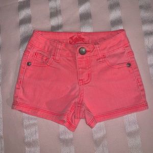 Size 5 Pink Justice shorts